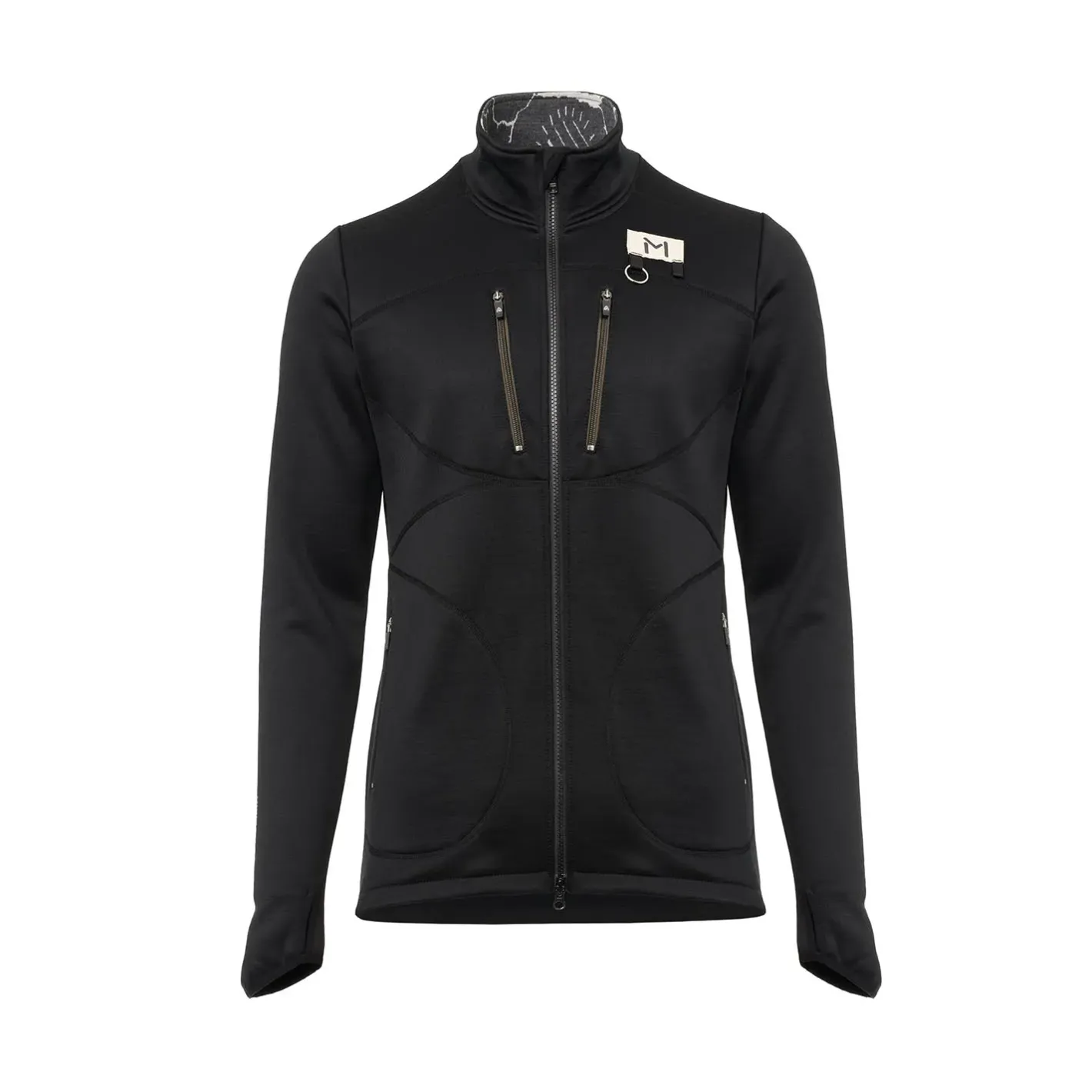 Aclima Fleece- Og Uldtrøjer<Mens Lars Monsen Femunden Jacket Sort (JET BLACK)