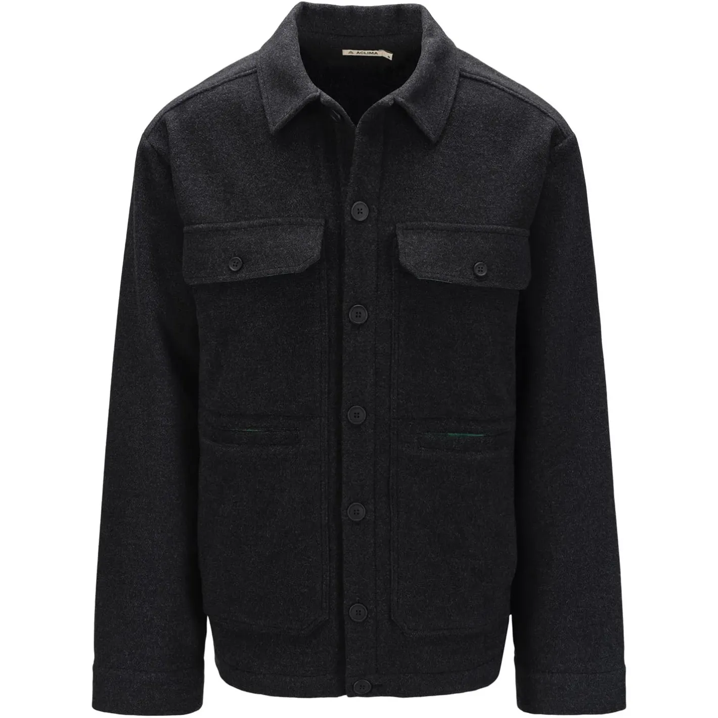 Aclima Fleece- Og Uldtrøjer<Mens Reborn Lumber Jacket Grå (DARK GREY MELANGE)