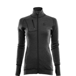 Aclima Fleece- Og Uldtrøjer<Womens Doublewool Jacket Grå (MARENGO/JET BLACK)