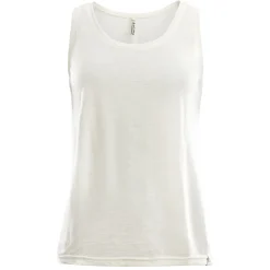 Aclima T-Shirts<Womens Lightwool Singlet Hvid (NATURE)