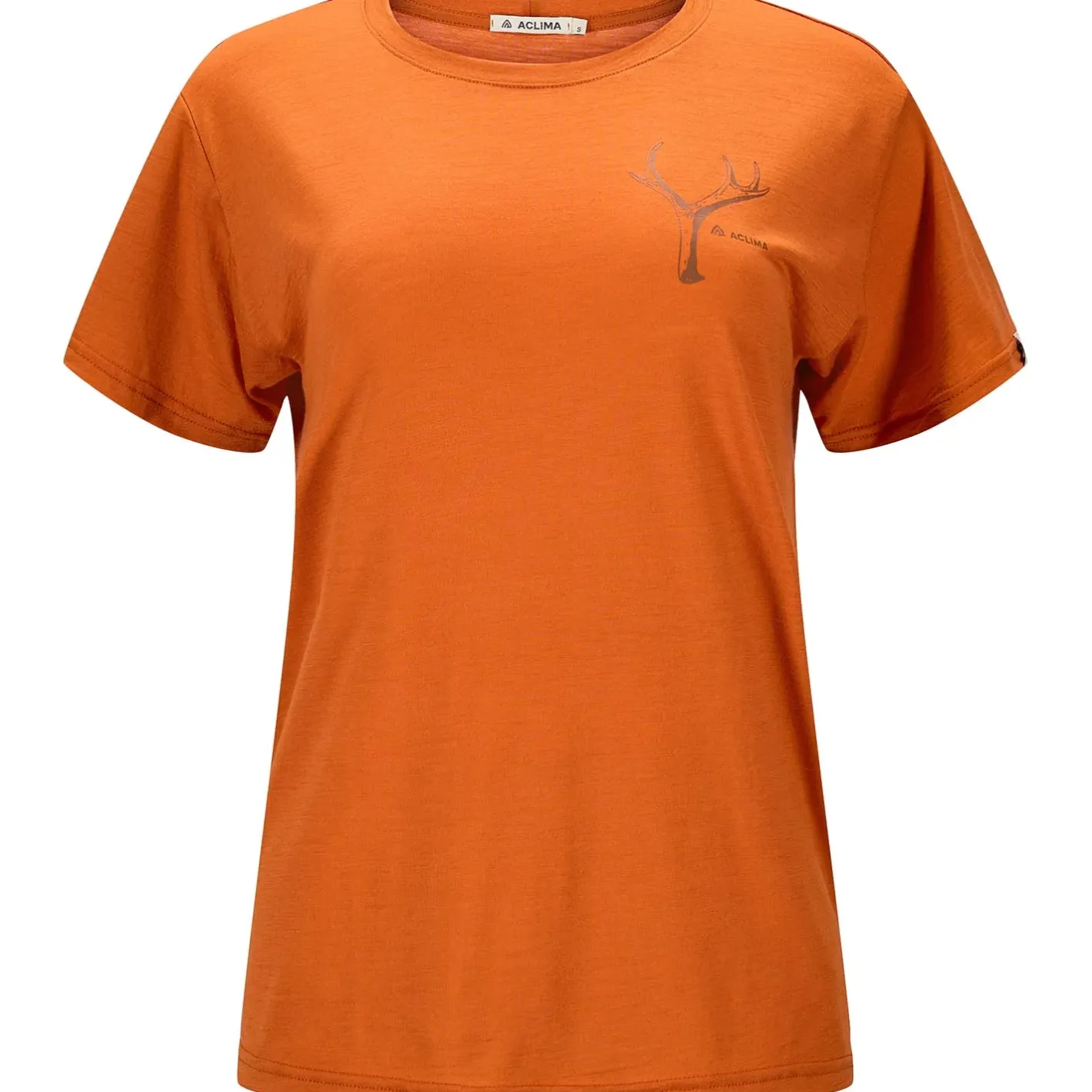Aclima T-Shirts<Womens LightWool Tee Print Antler
