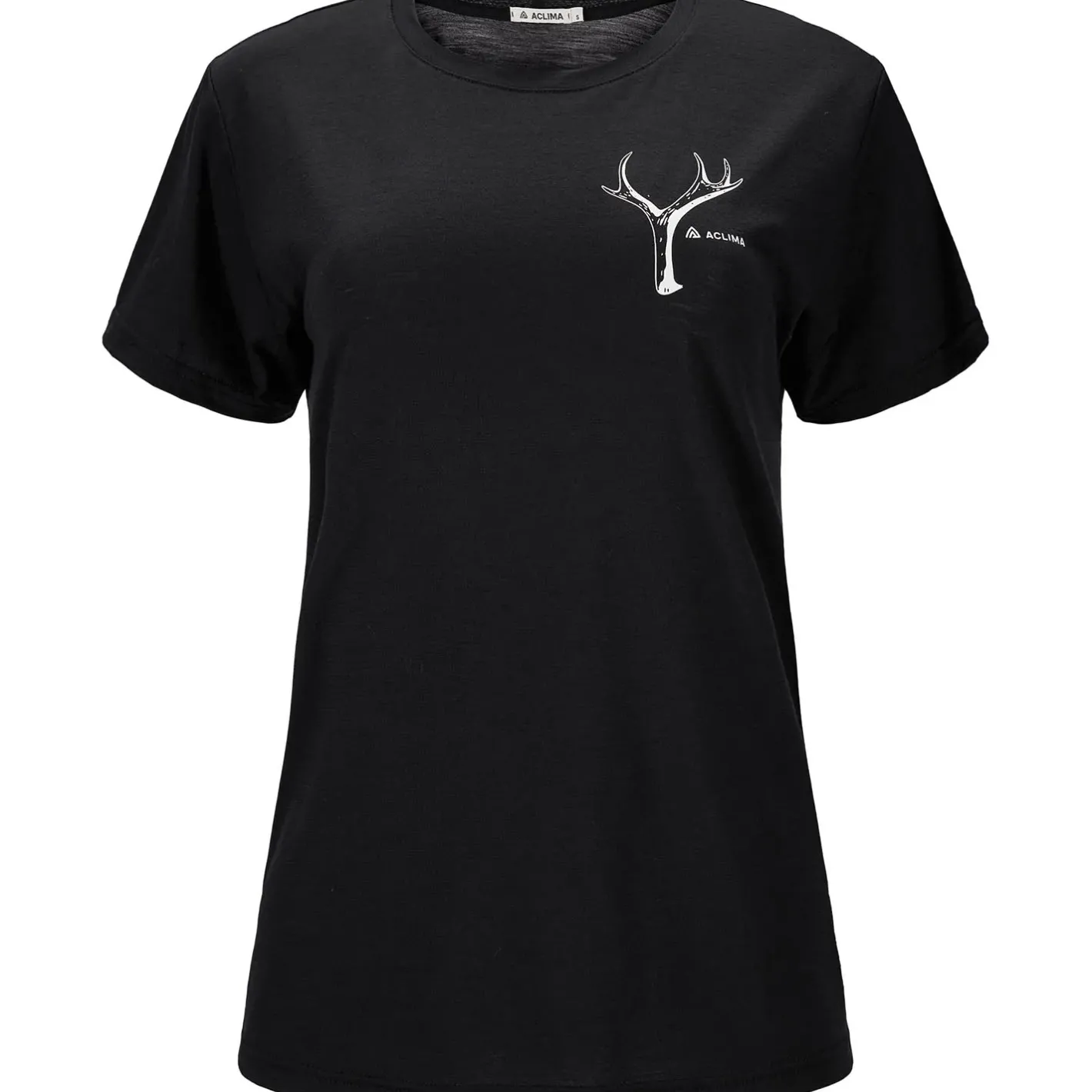 Aclima T-Shirts<Womens LightWool Tee Print Antler