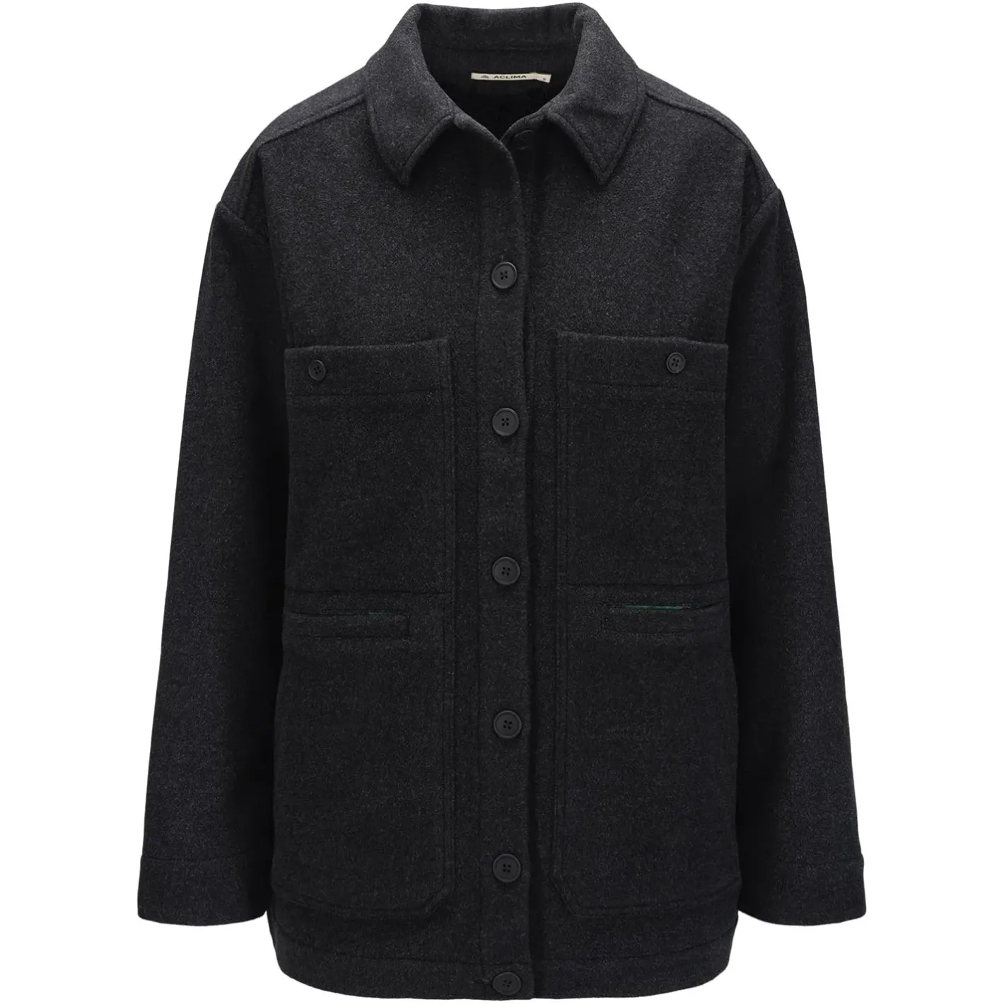 Aclima Fleece- Og Uldtrøjer<Womens Reborn Lumber Jacket Grå (DARK GREY MELANGE)