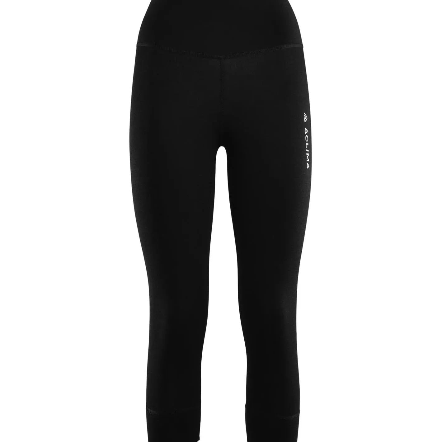 Aclima Uldunderdele<Womens WarmWool 3/4 Longs Sort (JET BLACK)
