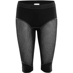 Aclima Uldunderdele<Womens Woolnet 3/4 Longs Sort (JET BLACK)