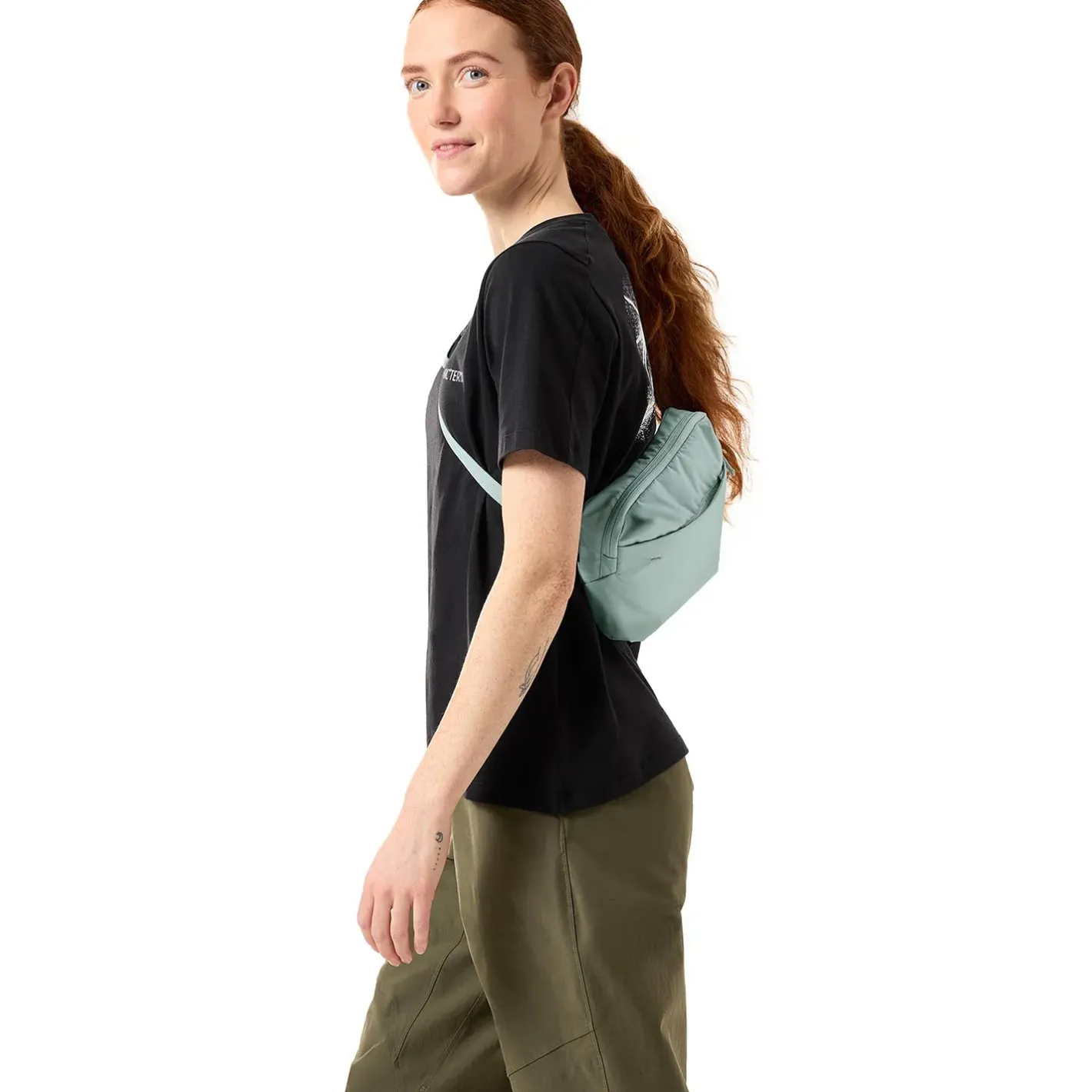 Arcteryx Hip Og Sling Bags<Heliad Crossbody Grøn (STONE GREEN)