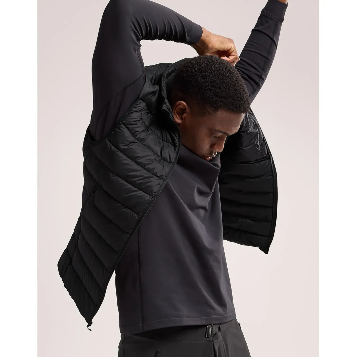 Arcteryx Veste<Mens Cerium Vest Sort (BLACK)