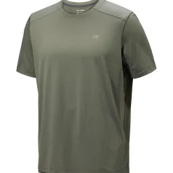 Arcteryx T-Shirts<Mens Cormac Crew S/S S2025 model Grøn (FORAGE HEATHER II)