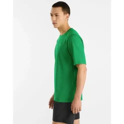 Arcteryx T-Shirts<Mens Cormac Crew S/S S2023 model Grøn (JUNGLE HEATHER)