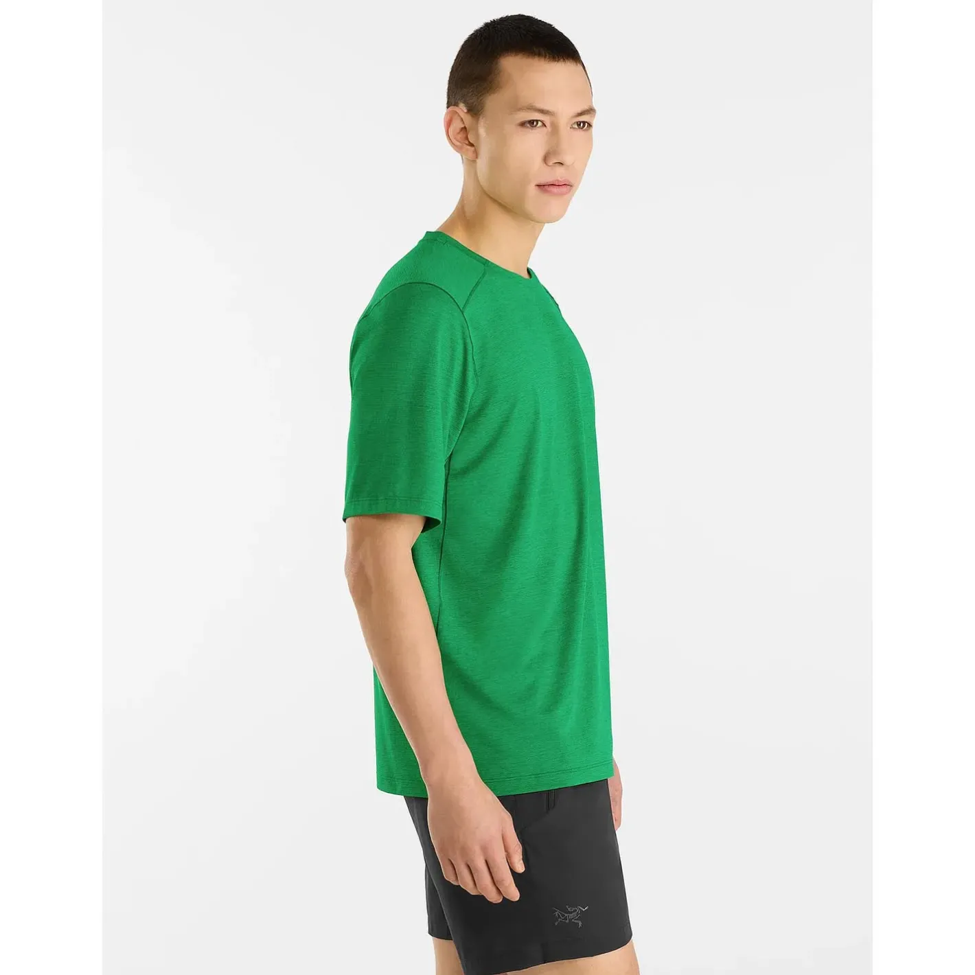 Arcteryx T-Shirts<Mens Cormac Crew S/S S2023 model Grøn (JUNGLE HEATHER)