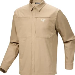 Arcteryx Skjorter<Mens Cronin Cotton Overshirt Beige (CANVAS)