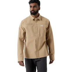 Arcteryx Skjorter<Mens Cronin Cotton Overshirt Beige (CANVAS)