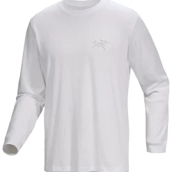 Arcteryx T-Shirts<Mens Kragg SL Cotton L/S Hvid (WHITE LIGHT)