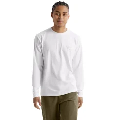Arcteryx T-Shirts<Mens Kragg SL Cotton L/S Hvid (WHITE LIGHT)