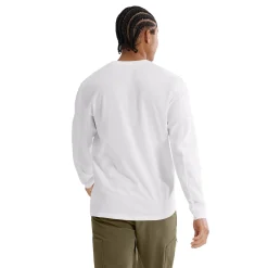 Arcteryx T-Shirts<Mens Kragg SL Cotton L/S Hvid (WHITE LIGHT)