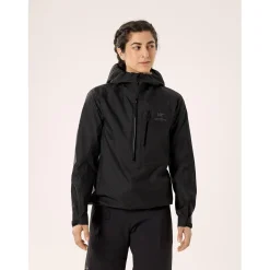 Arcteryx Vandtætte Jakker<Womens Alpha Lightweight Anorak Sort (BLACK)