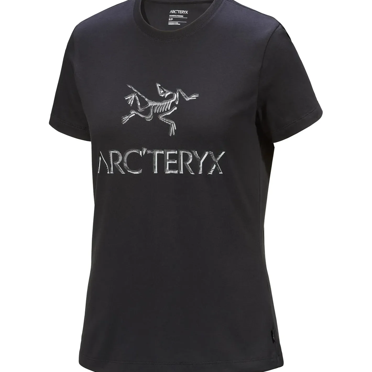 Arcteryx T-Shirts<Womens Arc'word Cotton T-shirt S/S Sort (BLACK)