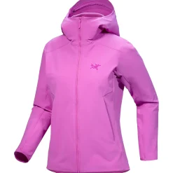 Arcteryx Softshelljakker<Womens Gamma Hoody Lyserød (ALPENGLOW)