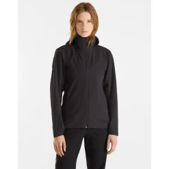 Arcteryx Softshelljakker<Womens Gamma Lightweight Hoody Sort (BLACK)