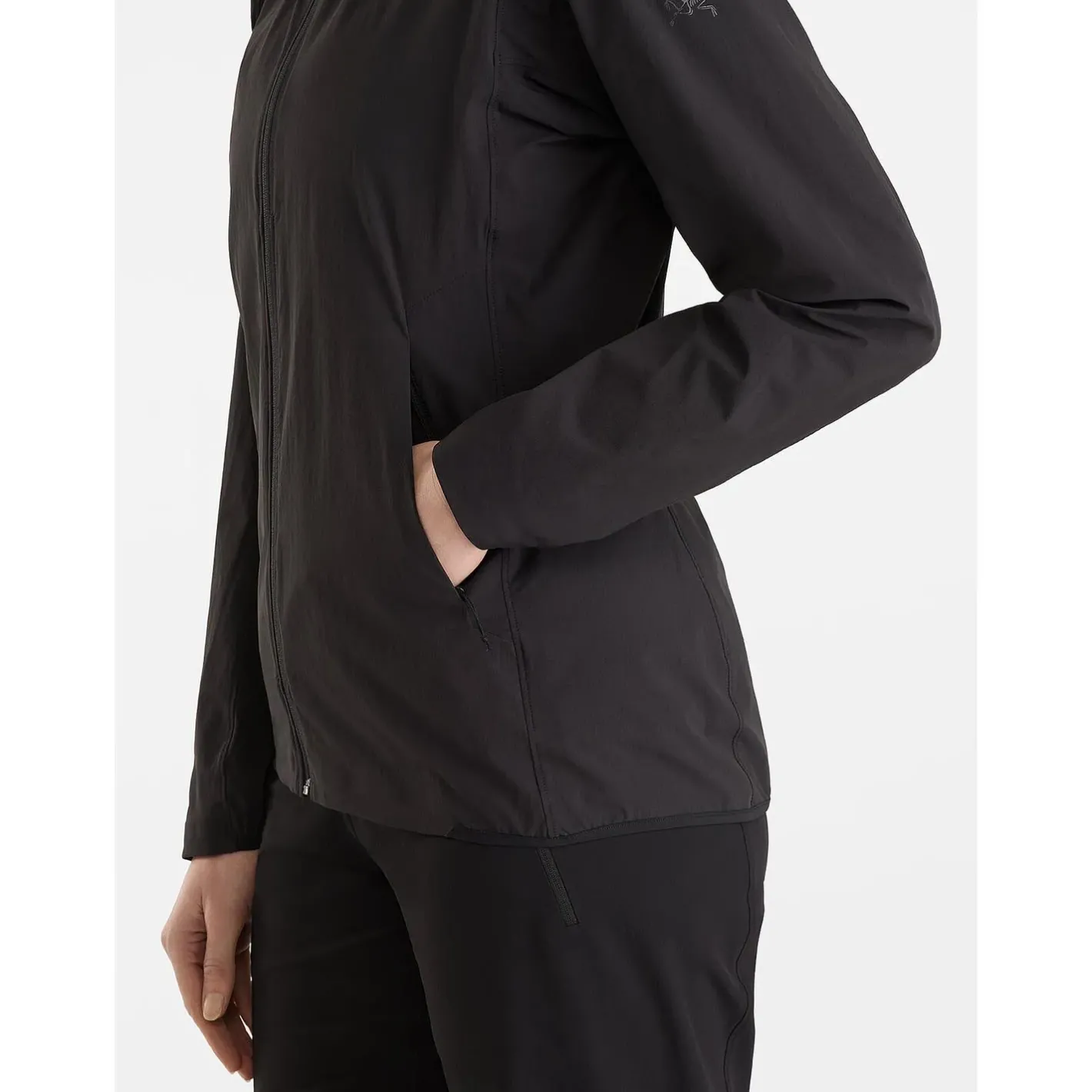 Arcteryx Softshelljakker<Womens Gamma Lightweight Hoody Sort (BLACK)