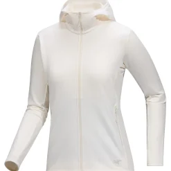 Arcteryx Fleece- Og Uldtrøjer<Womens Kyanite LT Hoody Hvid (ARCTIC SILK)
