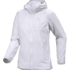 Arcteryx Softshelljakker<Womens Squamish Hoody Hvid (ATMOS)