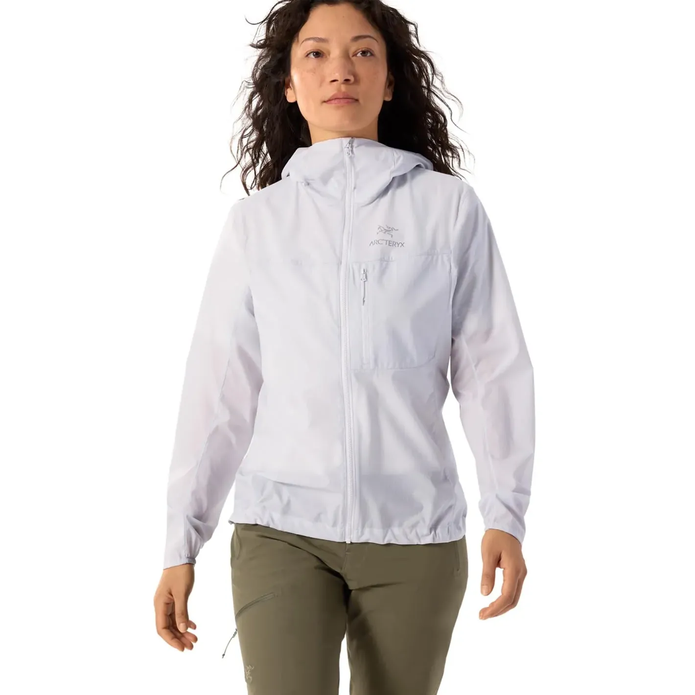 Arcteryx Softshelljakker<Womens Squamish Hoody Hvid (ATMOS)