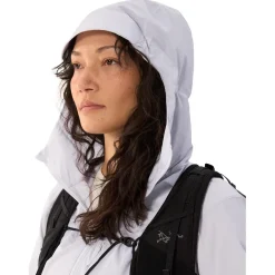 Arcteryx Softshelljakker<Womens Squamish Hoody Hvid (ATMOS)