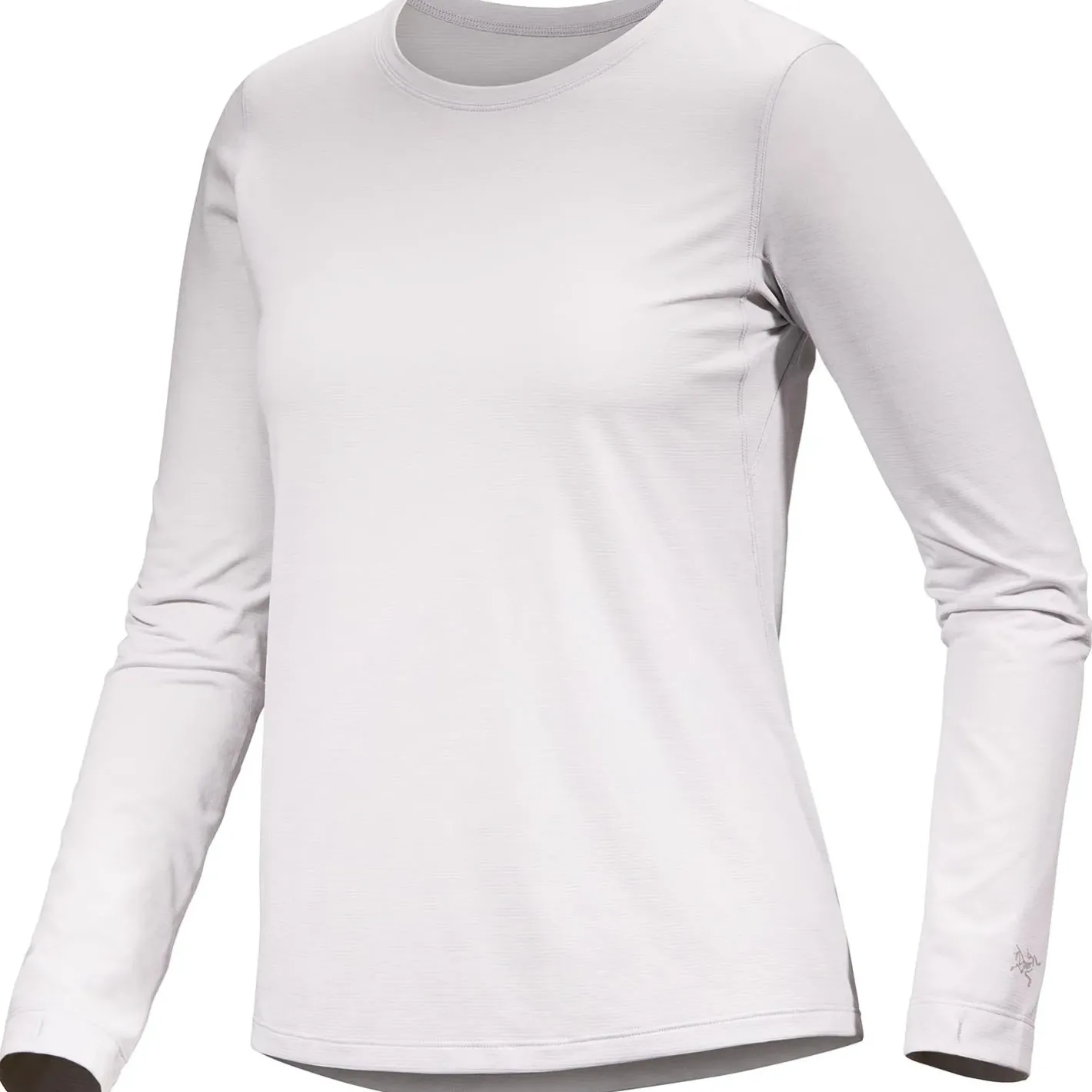 Arcteryx T-Shirts<Womens Taema Crew L/S Hvid (ATMOS HEATHER)