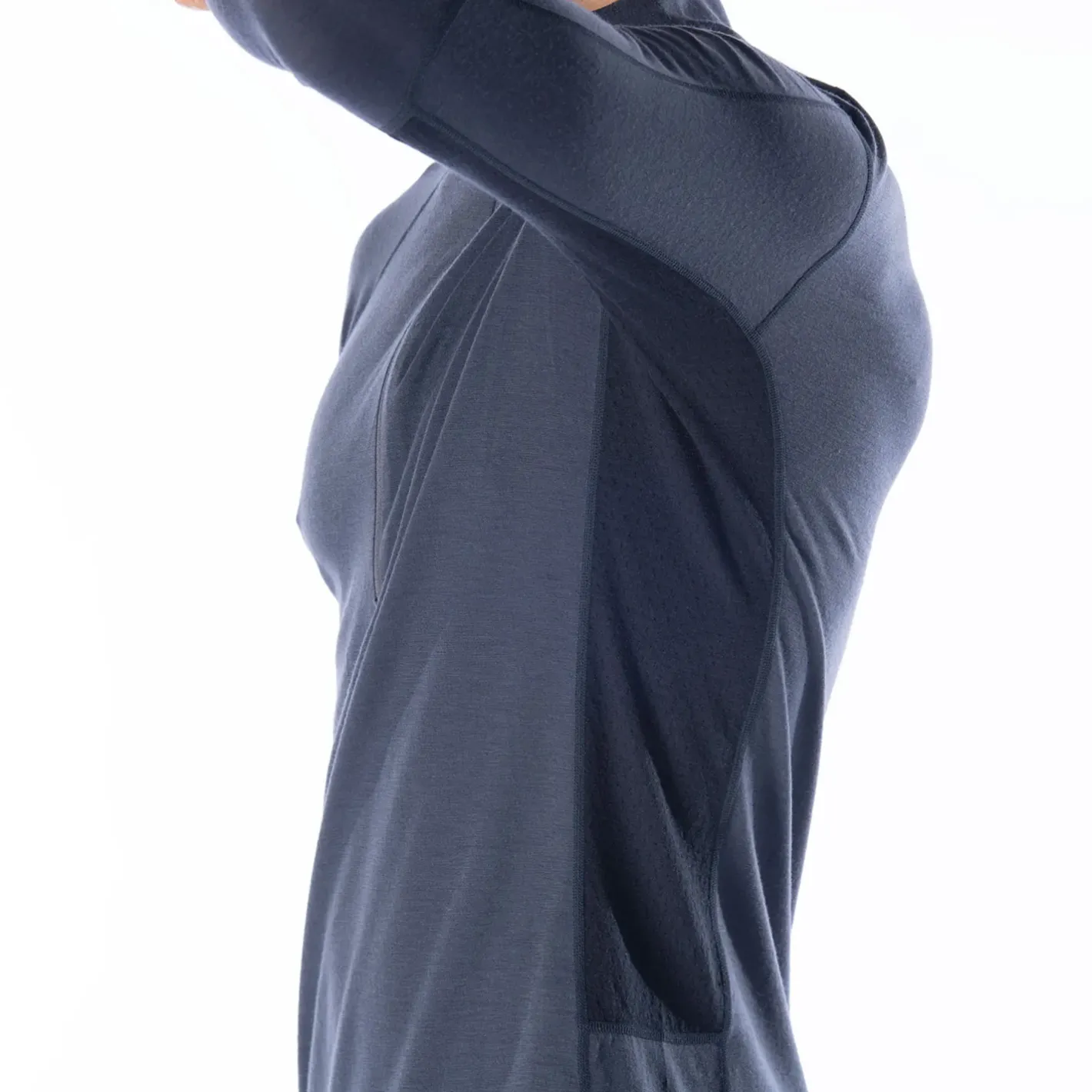 Artilect Uldoverdele<Mens Boulder 125 1/4 Zip Blå (DUSK BLUE/BLACK)