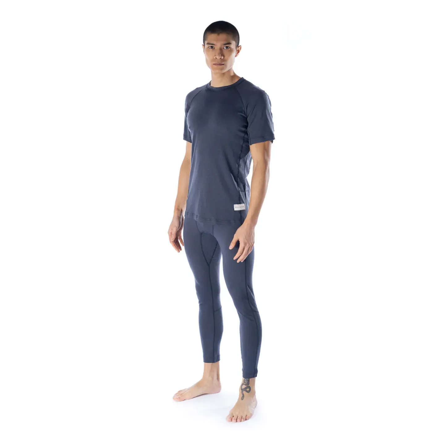 Artilect Uldoverdele<Mens Boulder 125 Tee Blå (DUSK BLUE)