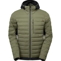 Artilect Varme Jakker<Mens Divide Fusion Stretch Hoodie Brun (EARTHEN/BLACK)