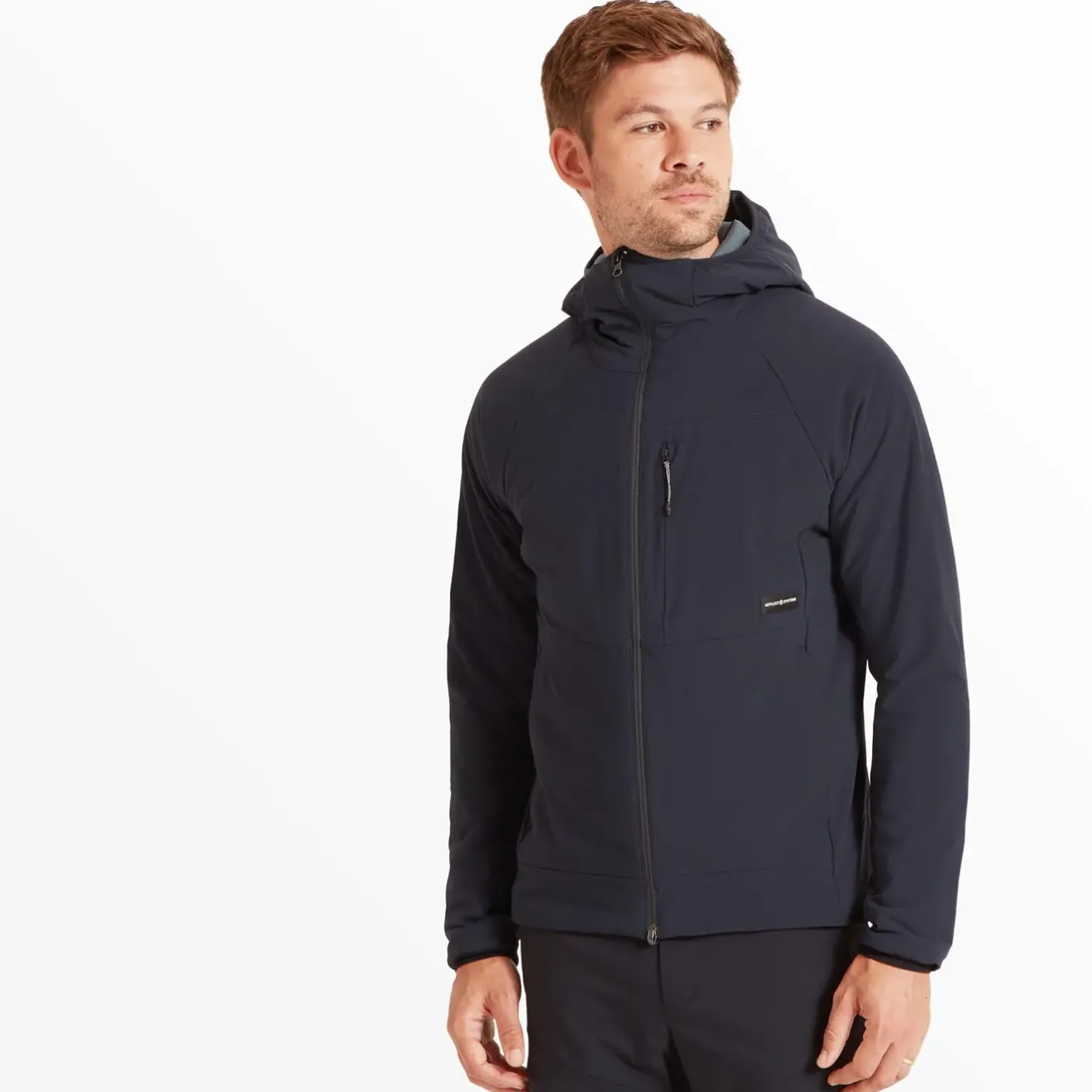 Artilect Varme Jakker<Mens Elevate Primaloft Bio Ins Hoodie Sort (SKY CAPTAIN)