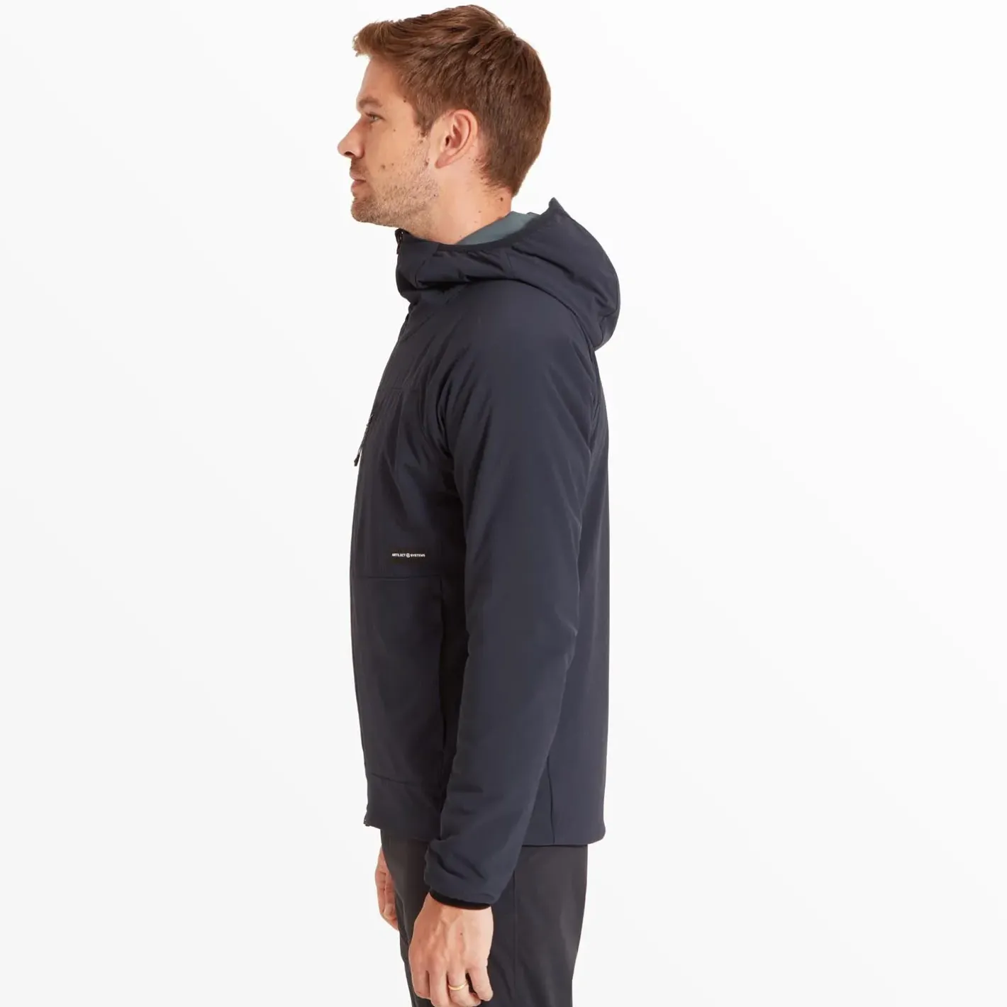 Artilect Varme Jakker<Mens Elevate Primaloft Bio Ins Hoodie Sort (SKY CAPTAIN)
