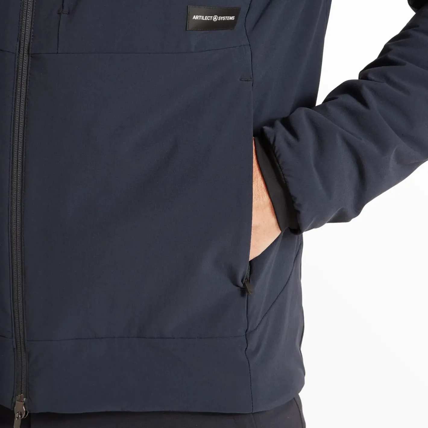 Artilect Varme Jakker<Mens Elevate Primaloft Bio Ins Hoodie Sort (SKY CAPTAIN)