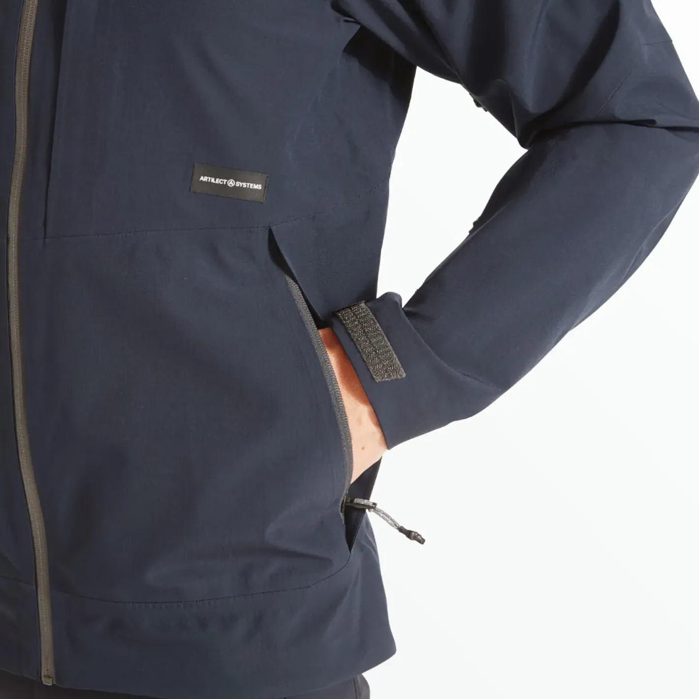 Et Grønnere Valg Vandtætte Jakker<Artilect Mens Grandview 3L Jacket Sort (SKY CAPTAIN)
