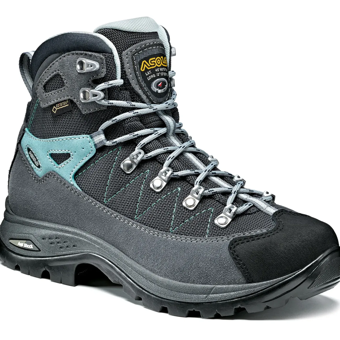 Asolo Vandrestøvler|Vandrestøvler<Womens Finder GV Grå (GREY/GUNMETAL/POOL SIDE)