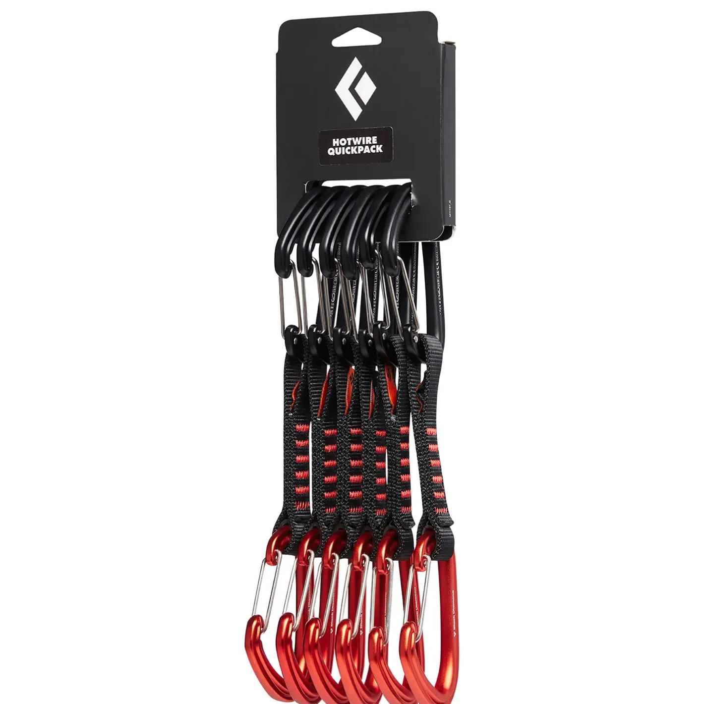 Black Diamond Karabiner<Hotwire Quickpack 12 Cm Rød (OCTANE)