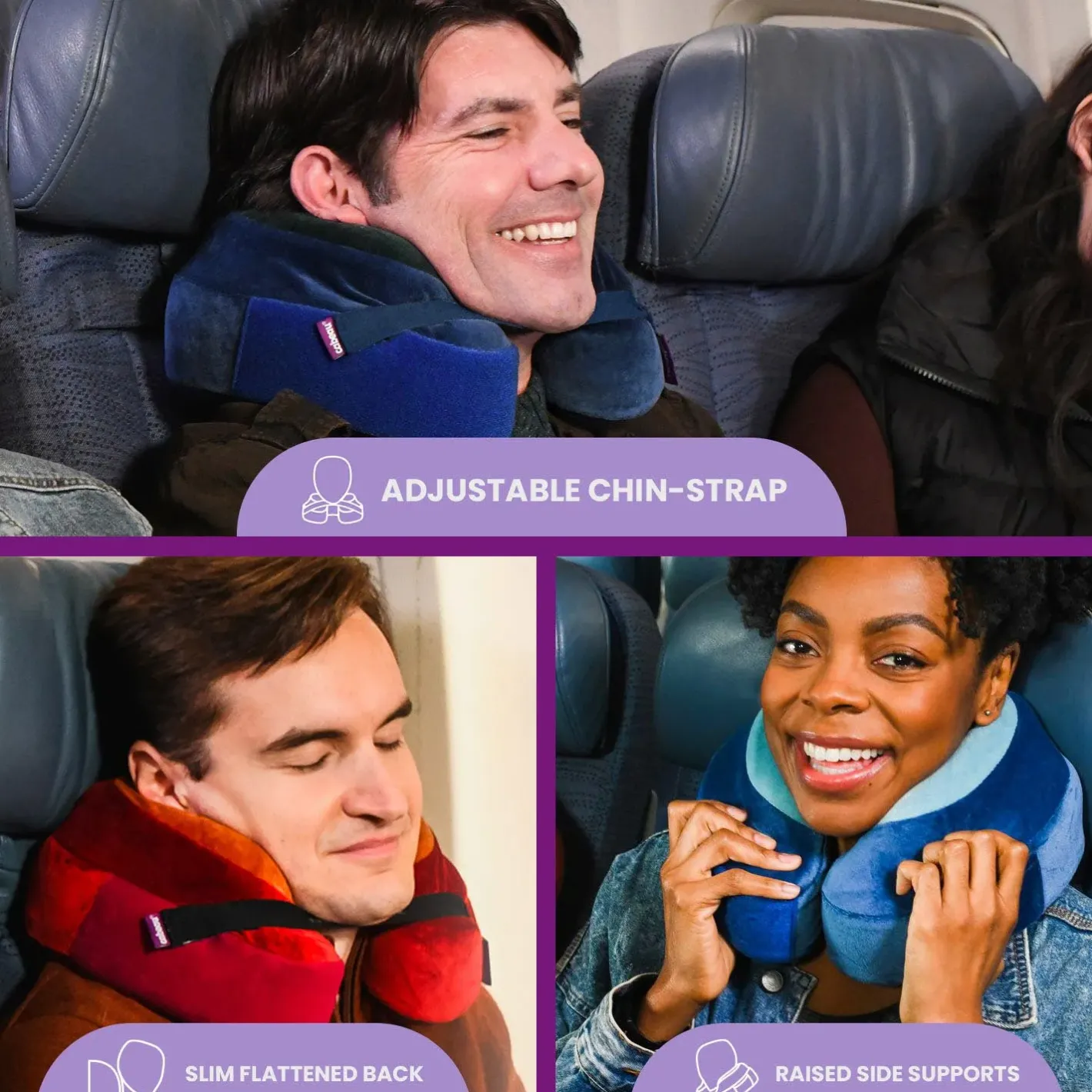 Cabeau Hovedpuder<Evolution Earth Neck Pillow Rød (FIRE)
