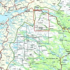 Calazo Kort<Kungsleden Kebnekaise Abisko Riksgränsen