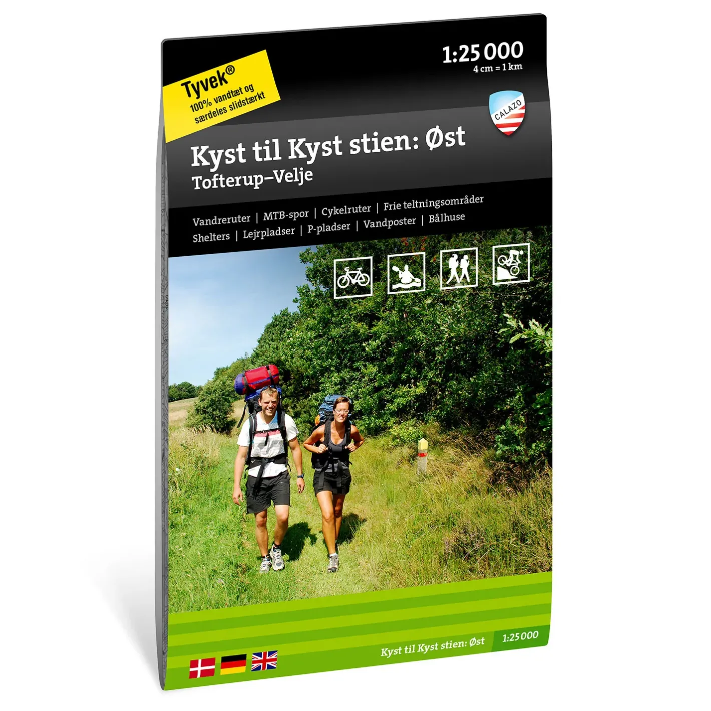 Calazo Kort<Kyst Till Kyst Stien Øst