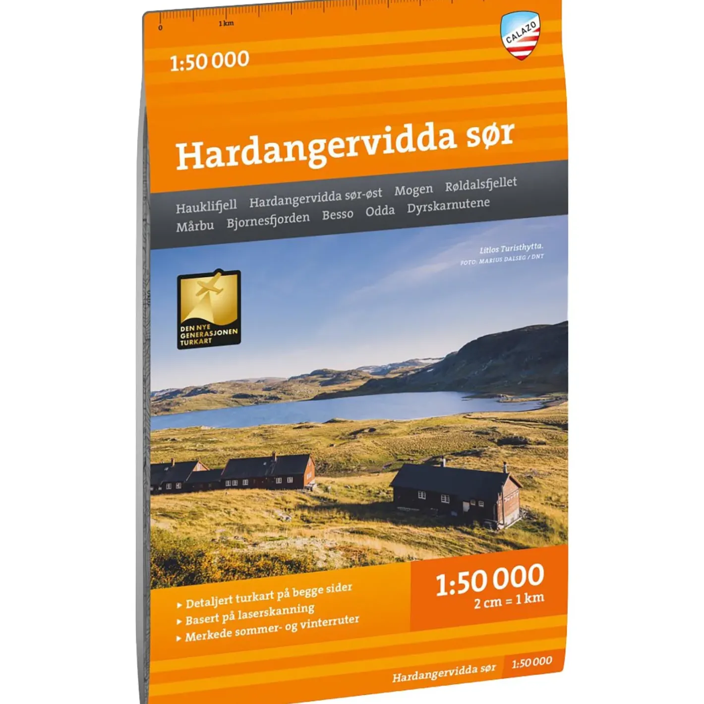Calazo Kort<Turkart Hardangervidda Sør 1:50K