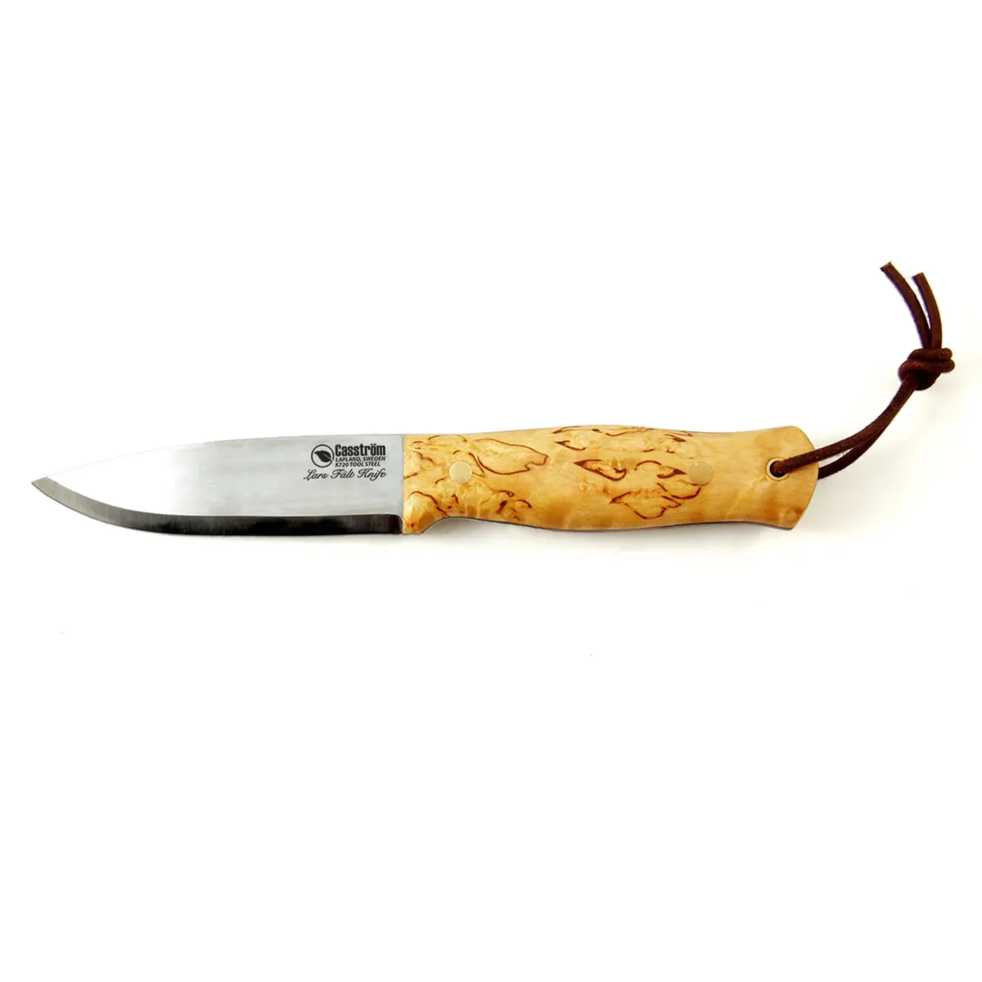 Casström Knive Og Tools<Lars Fält Knife Beige (CURLY BIRCH/CARBON STEEL)