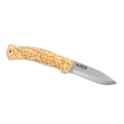 Casström Knive Og Tools<Lars Fält Lock Back Beige (CURLY BIRCH/STAINLESS STEEL)