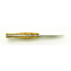 Casström Knive Og Tools<No.10 Swedish Forest Knife Beige (CURLI BIRCH/STAINLESS STEEL)
