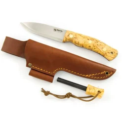 Casström Knive Og Tools<No.10 Swedish Forrest Knife Kit Beige (CURLI BIRCH/STAINLESS STEEL)