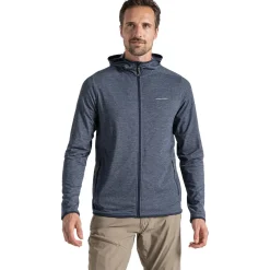 Craghoppers Fleece- Og Uldtrøjer<Mens Nosilife Deft Hooded Jacket Blå (BLUE NAVY MARL)