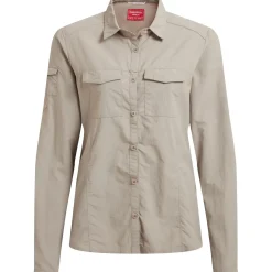 Craghoppers Skjorter<Womens Nosilife Adventure L/S Shirt III Beige (SOFT MUSHROOM)