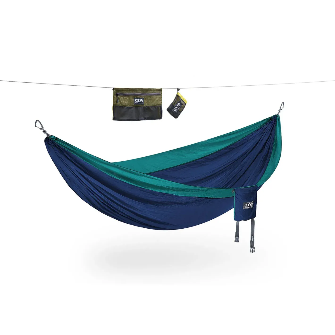 ENO Hængekøjetilbehør<Talon Hammock Organizer Grøn (MELON/OLIVE)