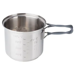 Esbit Trangia-Sæt Og Brændere<Cookset With Alcohol Burner, 985 Ml Grå (STAINLESS STEEL)